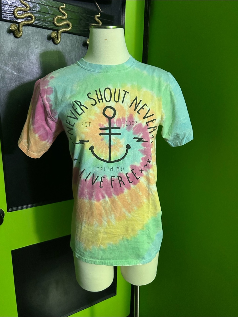 Tie Dye NeverShoutNever T-shirt